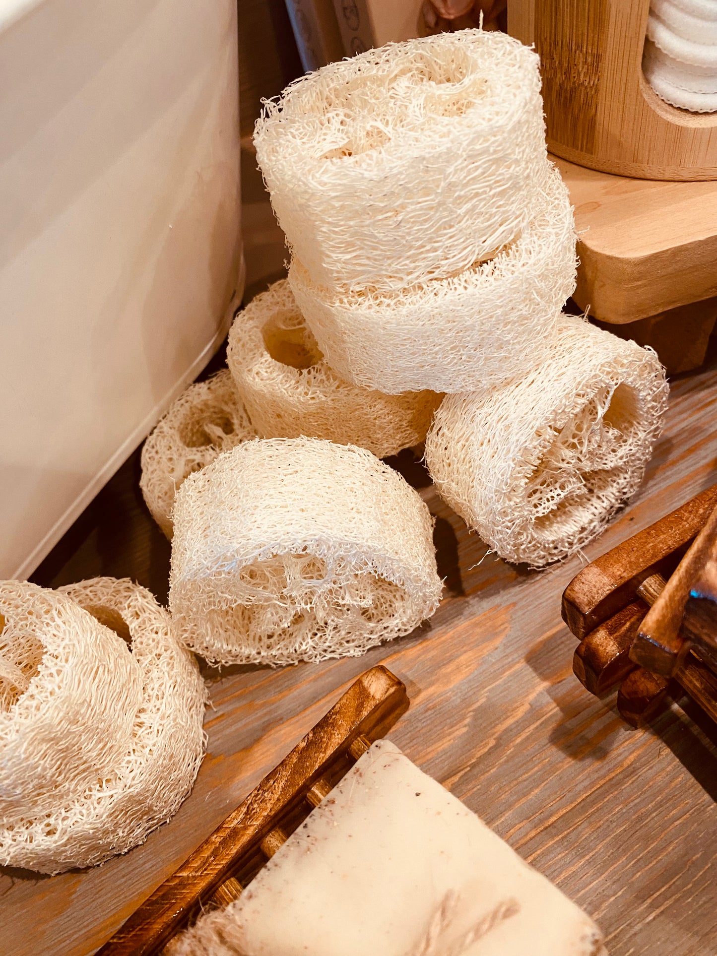 Natural Loofah Slices