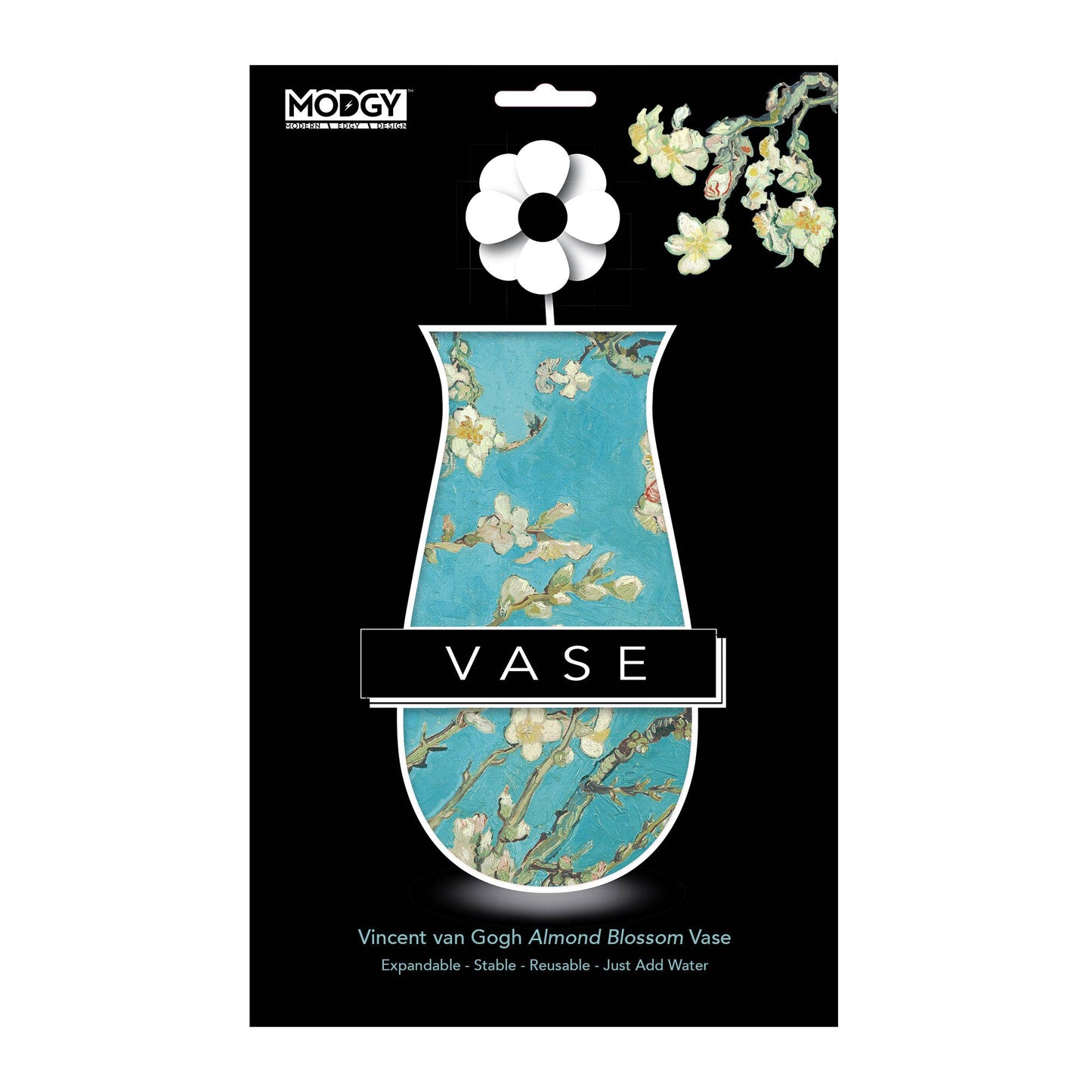 Modgy Expandable Vase - Van Gogh Almond Blossom