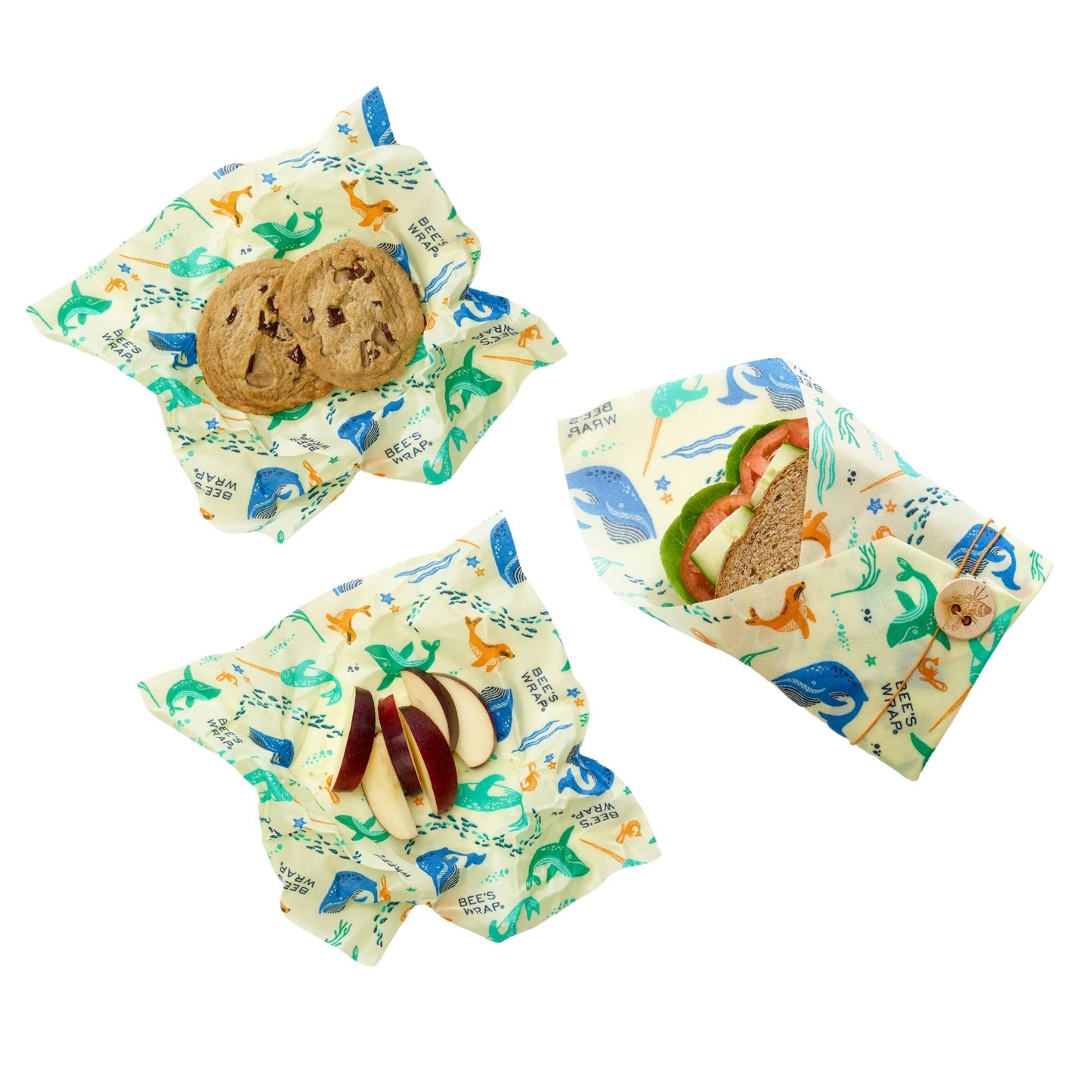 Lunch 3 Pack - Under The Sea Print