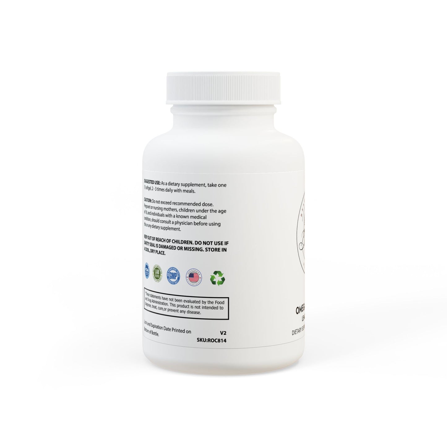 Omega 3 Fish Oil Supplement (60 Softgels)