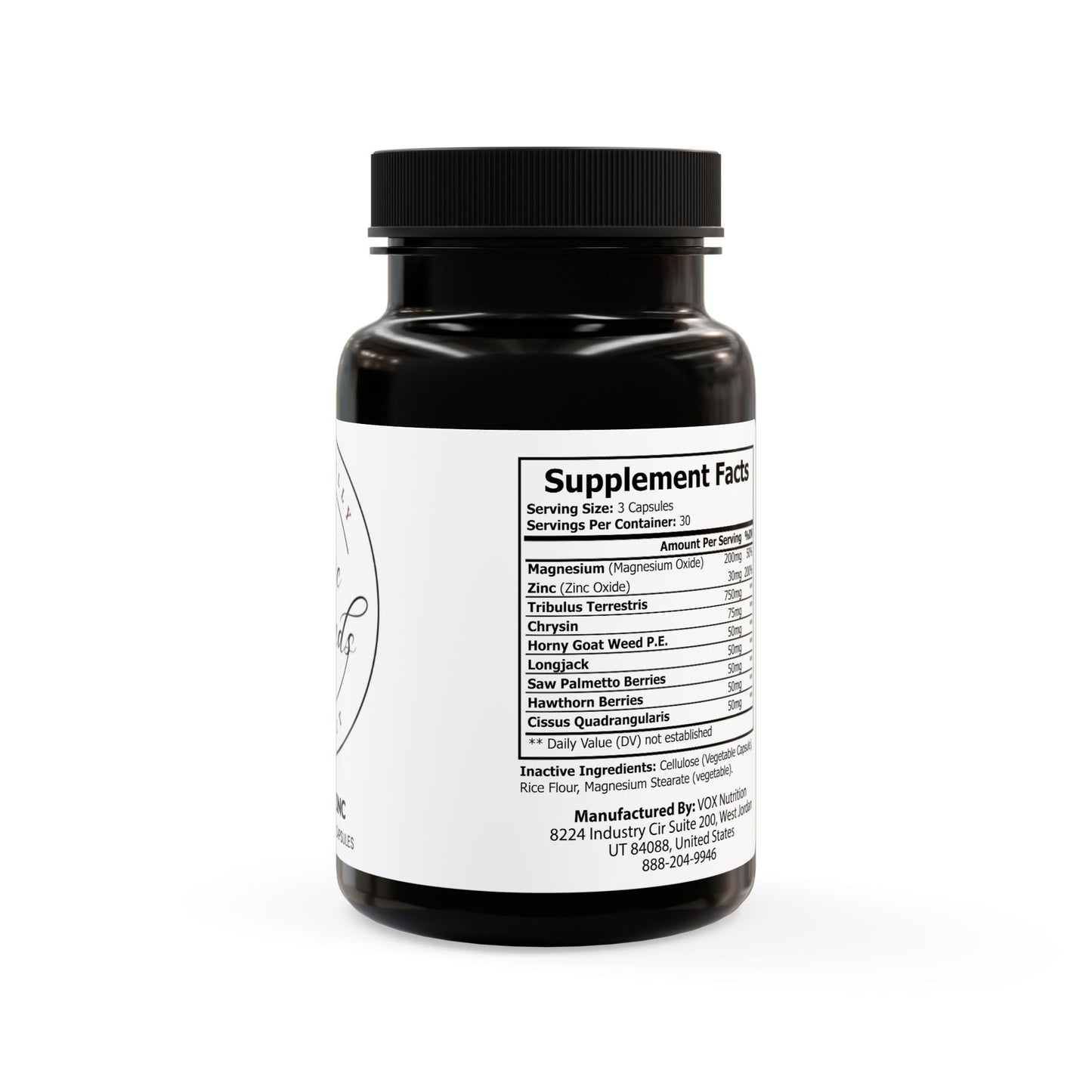 Magnesium Zinc Supplement (90 Capsules)