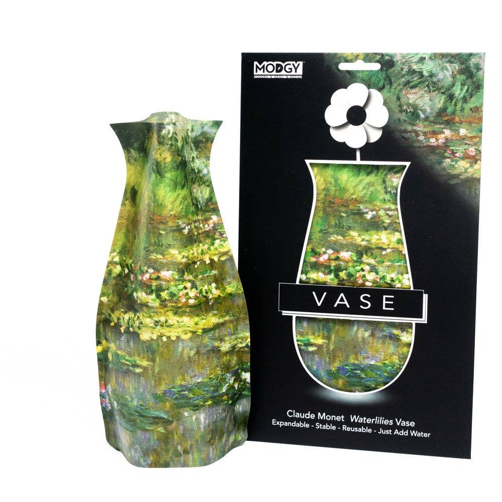 Modgy Expandable Vase - Claude Monet Waterlilies