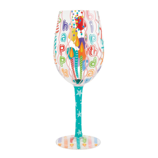 Lolita "Happy Birthday Blast" Wine Glass