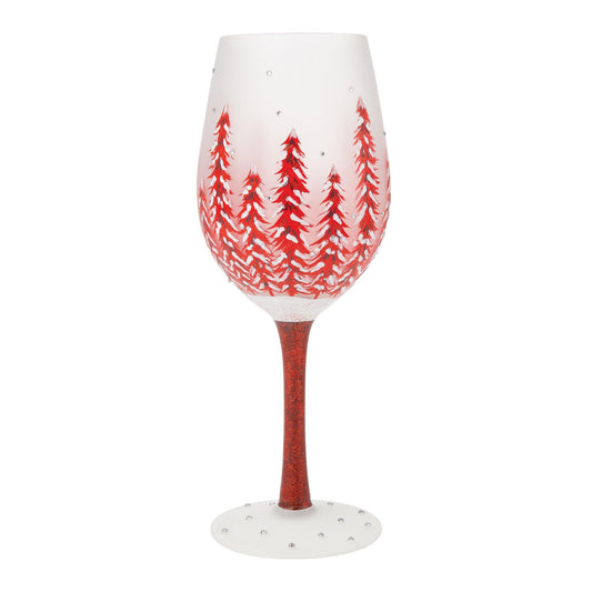 Lolita "Christmas in Rouge" Wine Glass