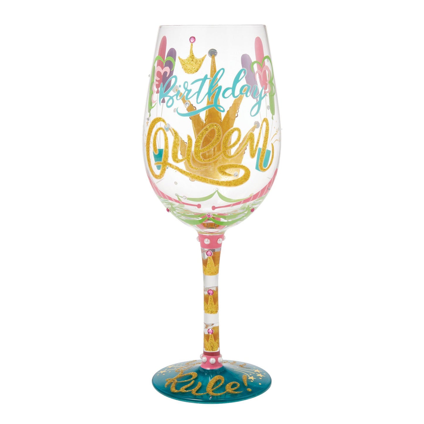 Lolita "Birthday Queen" Wine Glass