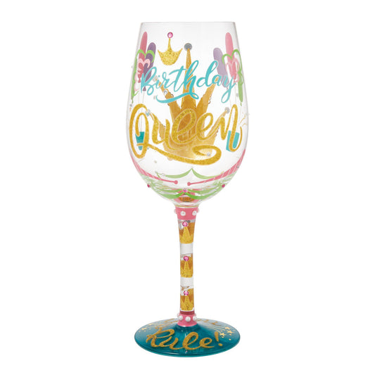 Lolita "Birthday Queen" Wine Glass