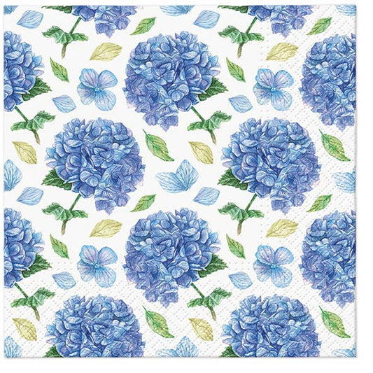 Hydrangea Pattern Lunch Napkins - Floral Napkins