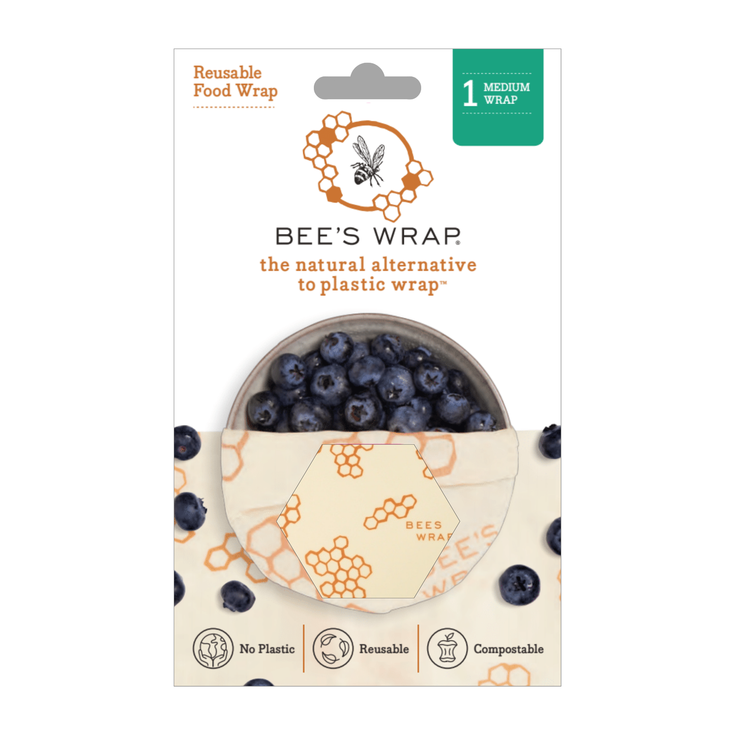 Single Medium Wrap - Honeycomb