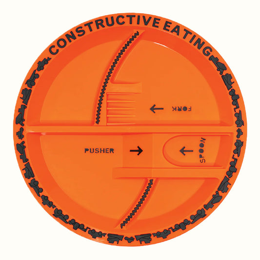 Constructive Eating Construction Plate