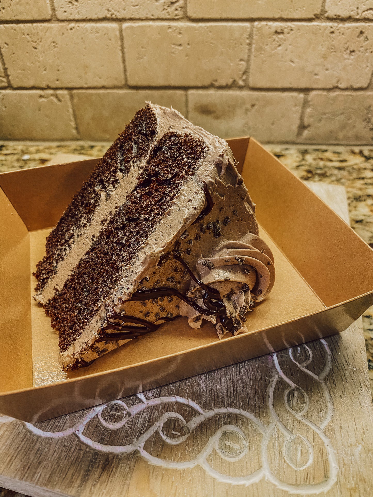 Layered Chocolate Cake with Chocolate Buttercream Frosting