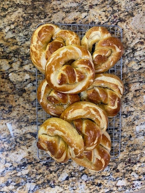 Sourdough Pretzels