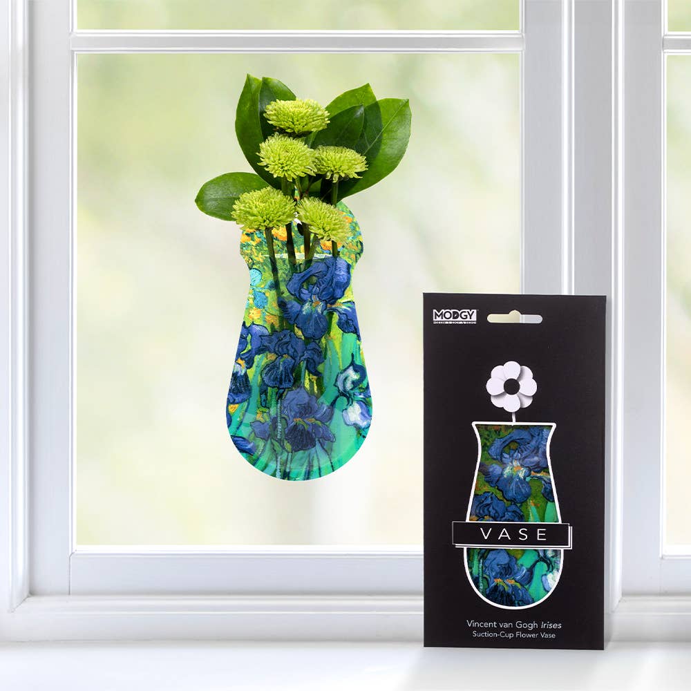 Modgy Van Gogh Irises Suction Cup Vase