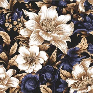 Decorative Flowers Paper Napkins - Disposable Napkins