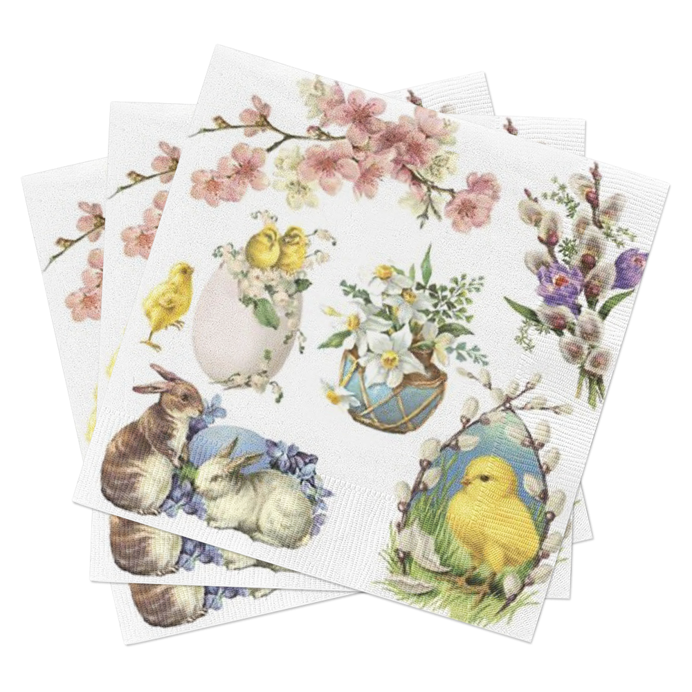 Easter Decoupage Paper Lunch Napkins