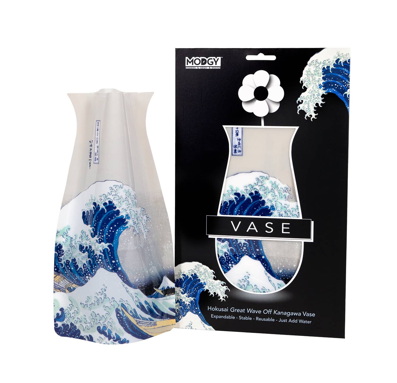 Modgy Expandable Vase - The Great Wave